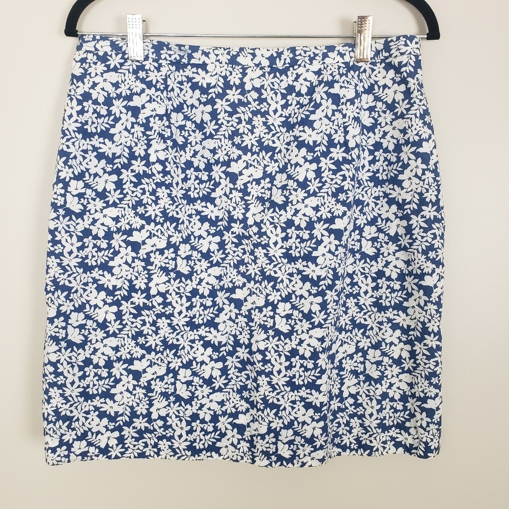 Petite Sophisticate cotton skirt, fully lined J19